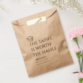 Dank u Afstuderen Party Treats Afstuderen Kraft Bedankzakje (Gezegeld)