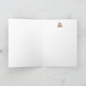 Dank u, Algemeen, Bloemen & Teddybeer Bedankkaart (Binnen)