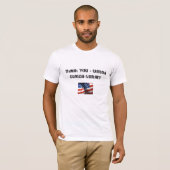 Dank u - Amerikaanse militaire vlag T-shirt (Voorkant volledig)