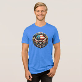 Dank U Amerikaanse Veteranen Waardering  Tri-Blend Shirt