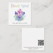 *~ DANK U AP62 Vriendelijkheid Mini Nota Kaart Notitiekaartje (Voorkant / Achterkant)