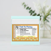 Dank u apotheek bedankkaart (Staand voorkant)