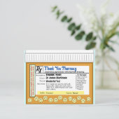 Dank u apotheek briefkaart (Staand voorkant)