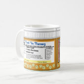 Dank u apotheek koffiemok (Voorkant links)