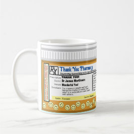 Dank u apotheek koffiemok
