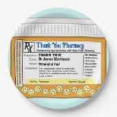 Dank u apotheek papieren bordje (Voorkant)