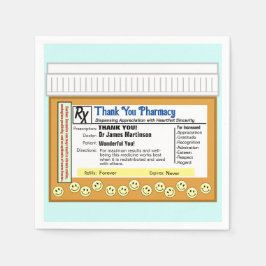 Dank u apotheek servet