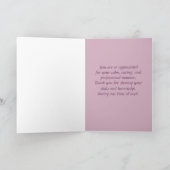 Dank u arts, arts, medische professional kaart (Binnen)