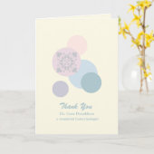 Dank u arts gepersonaliseerd kaart (Gele Bloem)