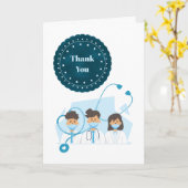 Dank u arts medisch team kaart (Gele Bloem)