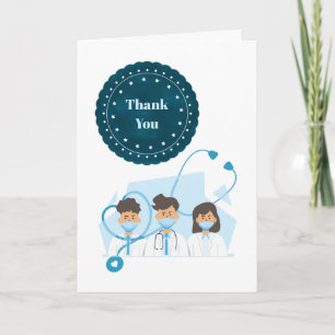 Dank u arts medisch team kaart
