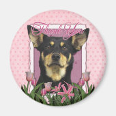 Dank u - Australische Kelpie - Jude Magneet (Voorkant)