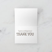 Dank u Avocado Baby shower, Party Avocado Bedankkaart (Binnen)