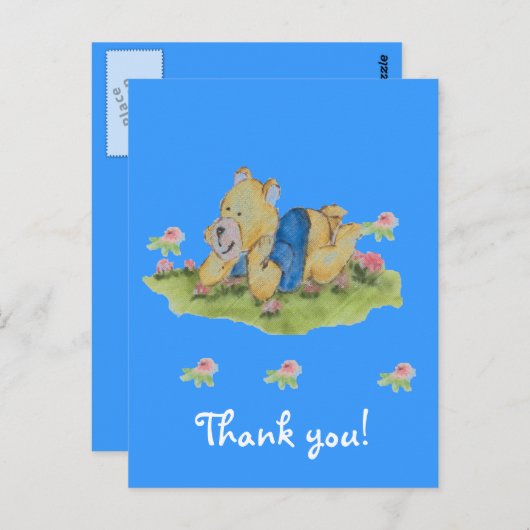 dank u baby Briefkaart (Voorkant / Achterkant)