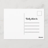 Dank u Baby Foto Geboorteaankondiging Briefkaart (Achterkant)