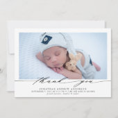 Dank u Baby Geboorte Foto Collage Aankondiging (Voorkant)