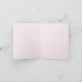 Dank u Baby Meisje Douche Gevouwen Kaart (Binnen)