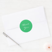 Dank u Baby shower Groene Sticker (Envelop)