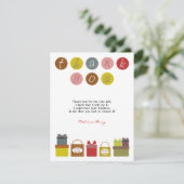 Dank u Baby shower Kaarten (Staand voorkant)