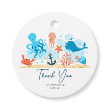 Dank u Baby shower. Leuke onderwaterwereld