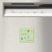 Dank u Baby shower Magnet (Insitu (Vaatwasser))