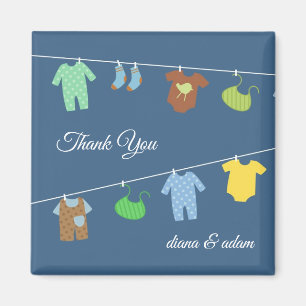 Dank u Baby shower Magnet