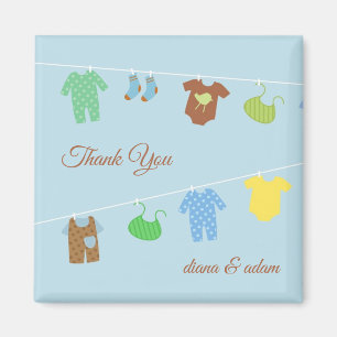 Dank u Baby shower Magnet