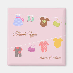 Dank u Baby shower Magnet