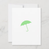 Dank u Baby shower Neutral Kaart (Achterkant)