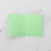 Dank u Baby shower Neutral paraplu gevouwen Kaart (Binnen)