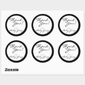 Dank u Baby shower personaliseer douane Ronde Sticker (Vel)