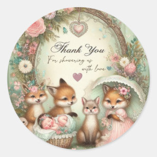 Dank u baby shower Stickers