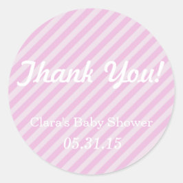 Dank u Baby shower Stickers