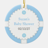 Dank u Baby shower voor Ornament (Voorkant)