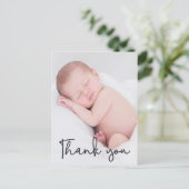 Dank u Baby | Tekst voor script Briefkaart (Staand voorkant)