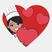 Dank u Baker Chef Cook Sticker (Voorkant)