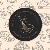 Dank u Baking Business Sticker