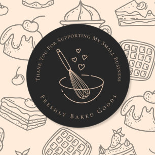 Dank u Baking Business Sticker
