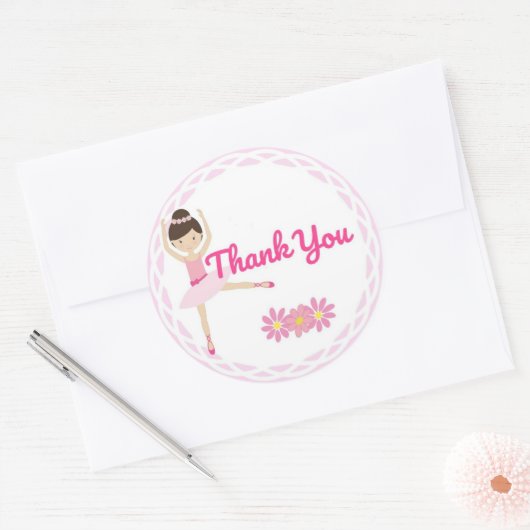 Dank u Ballerina Stickers (Envelop)