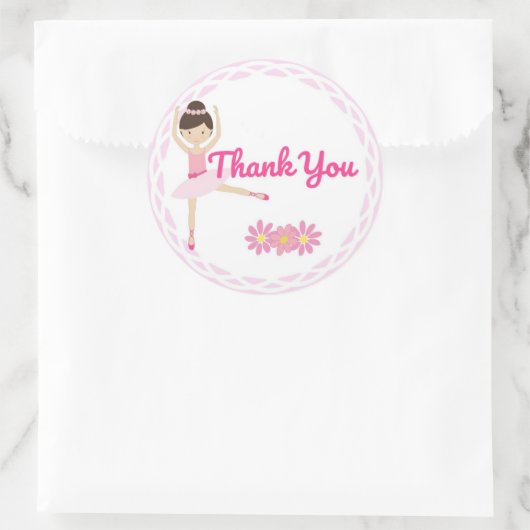 Dank u Ballerina Stickers (Tas)