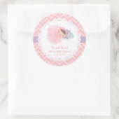 Dank u Ballerina Tutu Baby Meisje Douche Stickers (Tas)