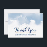 DANK U BAR MITZVAH modern sterrenblauw waterverf Bedankkaart<br><div class="desc">door kat massard >> kat@simplysweetPAPERIE.com <<<<< Een eenvoudige, stijlvolle manier om te zeggen bedankt aan uw gast voor het bijwonen van de BAR MITZVAH Setup van uw kind als sjabloon is het eenvoudig voor u om uw eigen details toe te voegen, of de aanpassingsknoop te drukken en u kunt tekst,...</div>