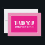 DANK U BAR MITZVAH moderne minimalistische girly r Bedankkaart<br><div class="desc">door kat massard >> https://linktr.ee/simplysweetpaperie <<<<< Een eenvoudige, stijlvolle manier om u te bedanken voor uw bezoek aan uw gast. Opstelling als sjabloon is het eenvoudig voor u om uw eigen details toe te voegen, of de aanpassingsknoop te raken en u kunt tekst, doopvonten, grootte enz. TIP toevoegen of veranderen:...</div>