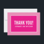 DANK U BAR MITZVAH moderne minimalistische girly r Bedankkaart<br><div class="desc">door kat massard >> https://linktr.ee/simplysweetpaperie <<<<< Een eenvoudige, stijlvolle manier om u te bedanken voor uw bezoek aan uw gast. Opstelling als sjabloon is het eenvoudig voor u om uw eigen details toe te voegen, of de aanpassingsknoop te raken en u kunt tekst, doopvonten, grootte enz. TIP toevoegen of veranderen:...</div>