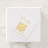 *~* Dank u Barcode QR Code Zakelijk Gift Label (Met doos)