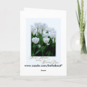 Dank u baren op mijn huwelijksdag bedankkaart (Achterkant)