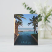 Dank u Beach briefkaart (Staand voorkant)