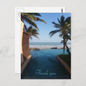 Dank u Beach briefkaart (Voorkant / Achterkant)