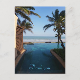 Dank u Beach briefkaart
