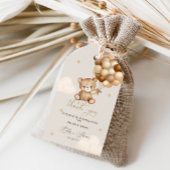Dank u Beary Veel Baby shower Cadeaulabel